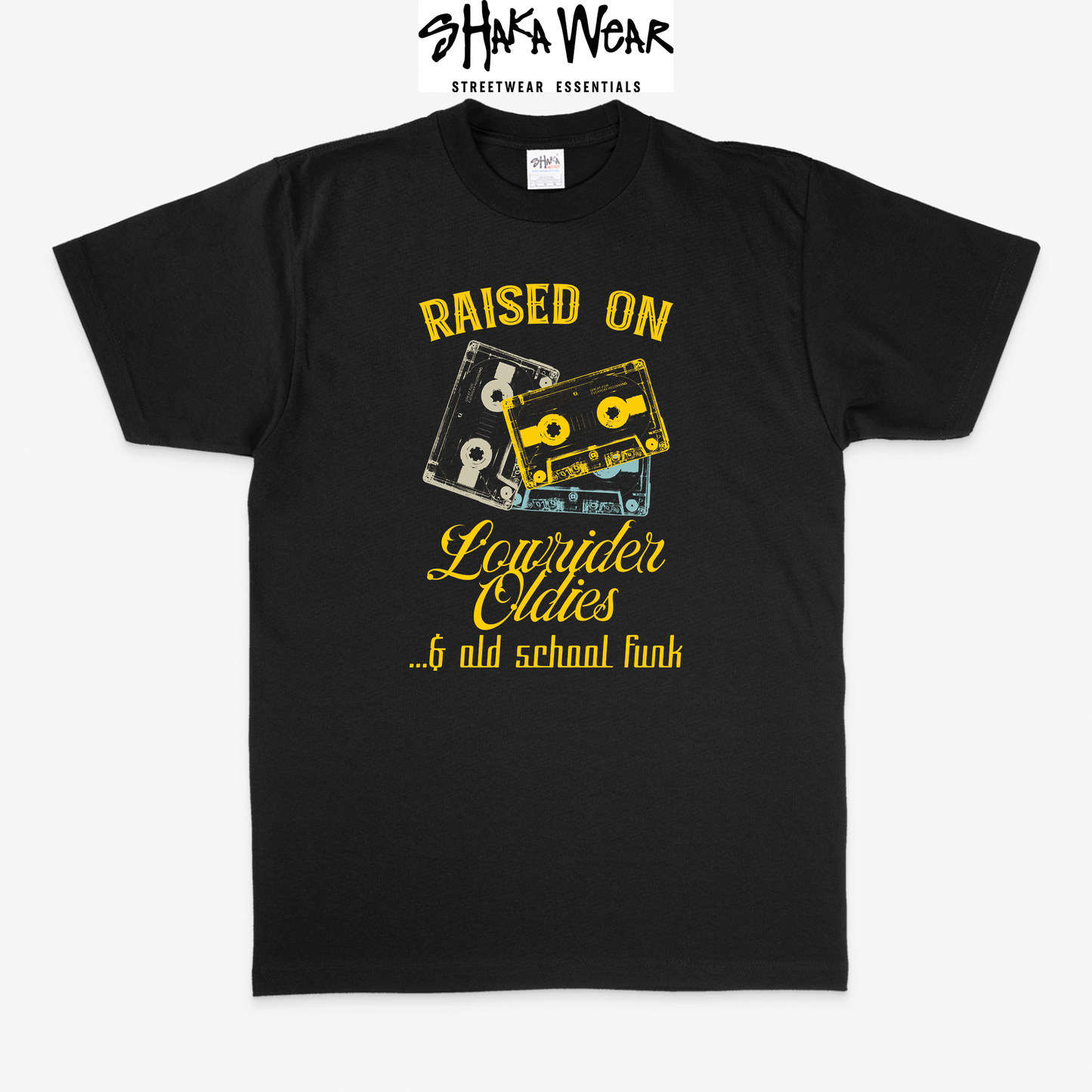 Raised On Lowrider Oldies - Crewneck Tee
