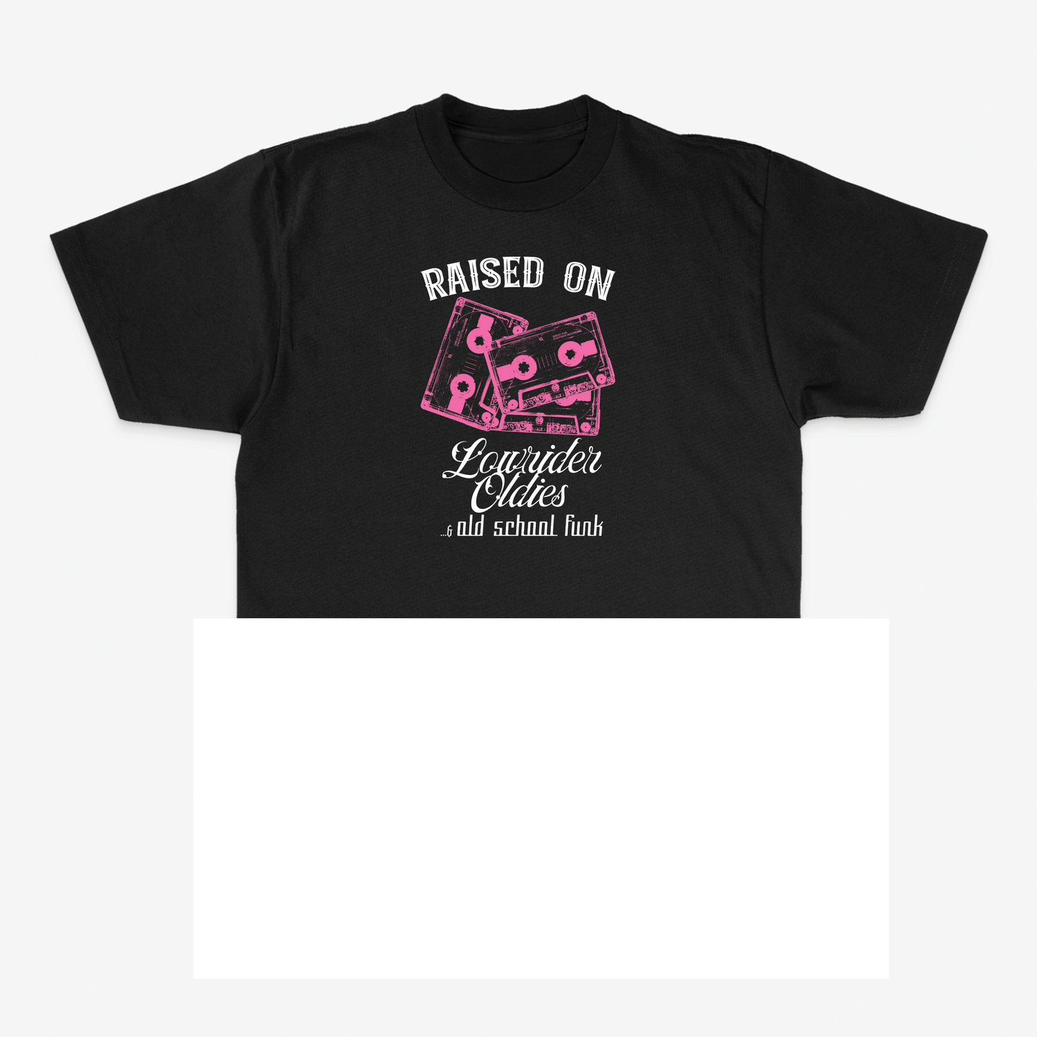 Raised On Lowrider Oldies - Crop Tee (Womens) - Abandoned One